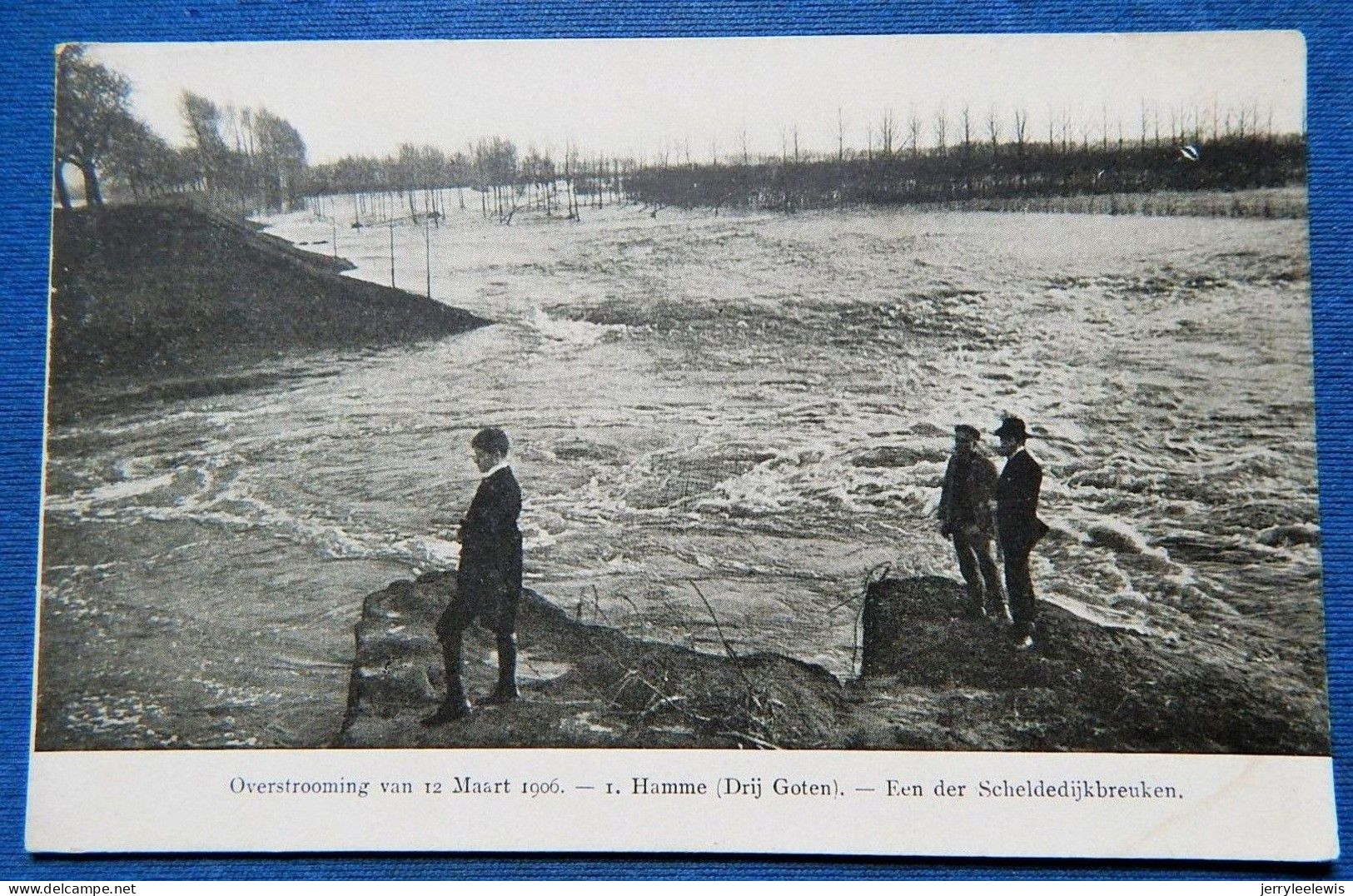 HAMME   - Overstroming Van 12 Maart 1906 -  Een Der Scheldedijkbreuken - Hamme