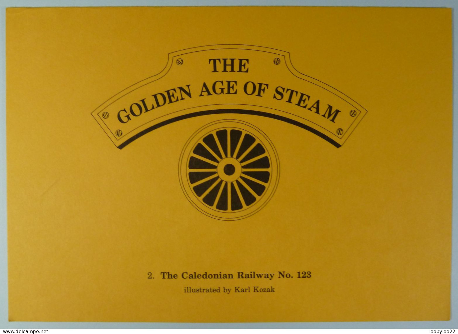 UK - BT - L&G - The Golden Age Of Steam - Caledonian 123 - BTG093 - 229A - 750ex - Limited Edition - Mint In Folder - BT Allgemeine