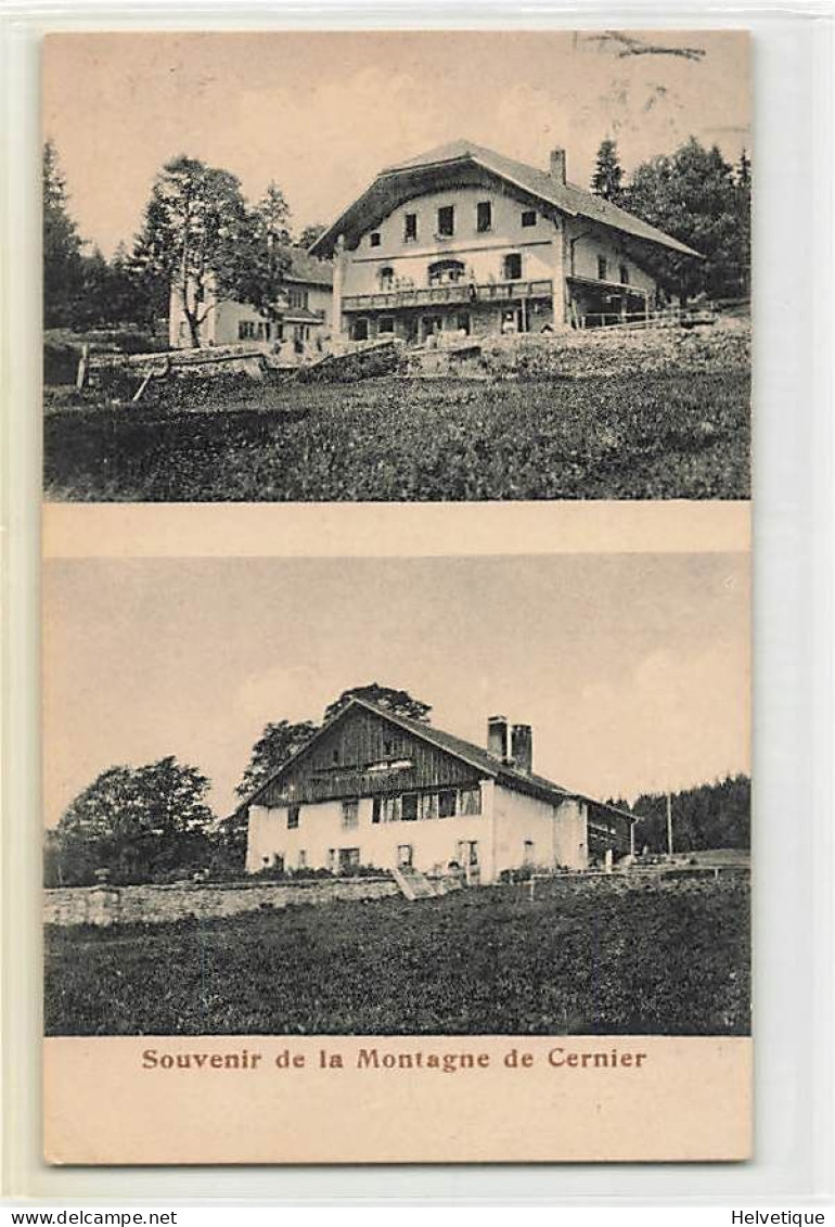 Souvenir De La Montagne De Cernier Linéaire Mont De Cernier - Cernier