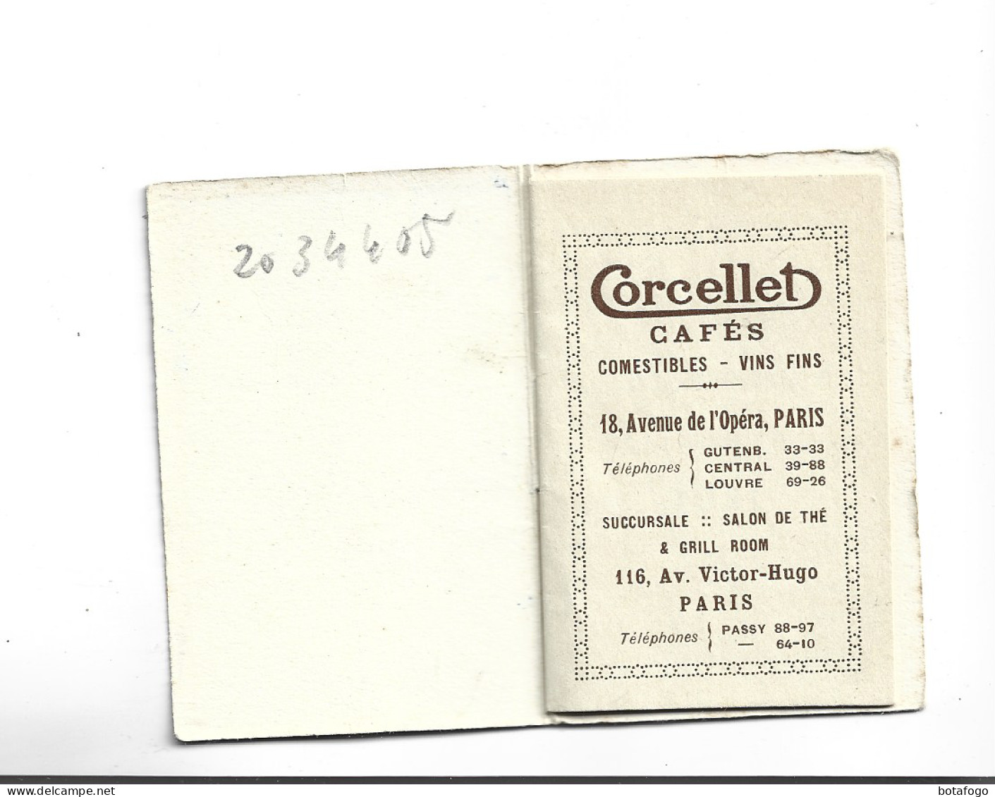 CALENDRIER CORCELLET CAFES 1931! - Petit Format : 1921-40