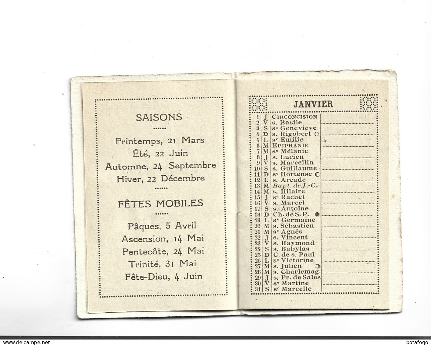 CALENDRIER CORCELLET CAFES 1931! - Small : 1921-40