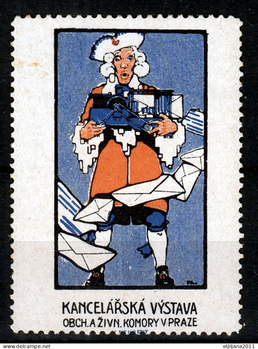 Czechoslovakia PRAGUE ⁕ KANCELÁRSKÁ VÝSTAVA ⁕ 1v MNH Cinderella Stamp Vignette - Erinnophilie