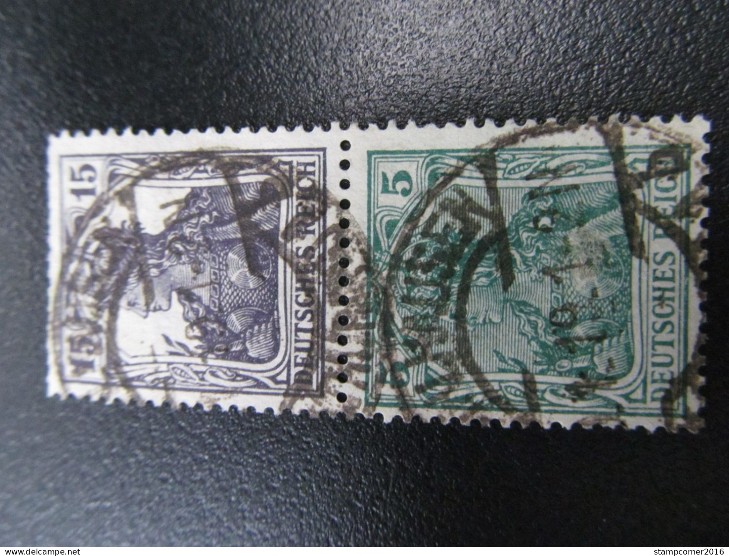 DR-ZD Nr. S6, 1917, Germania, Gestempelt, Mi 220€ *DEL279* - Postzegelboekjes & Se-tenant