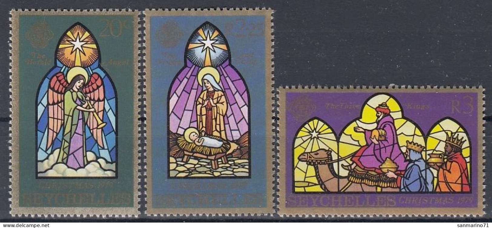 SEYCHELLES 447-449,unused (**) Christmas 1979 - Seychelles (1976-...)