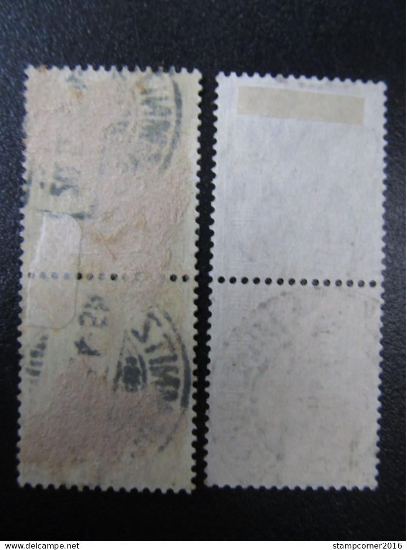 DR-ZD Nr. S11a+S11b, 1917, Germania, Gestempelt, Mi 25€ *DEL283* - Cuadernillos & Se-tenant