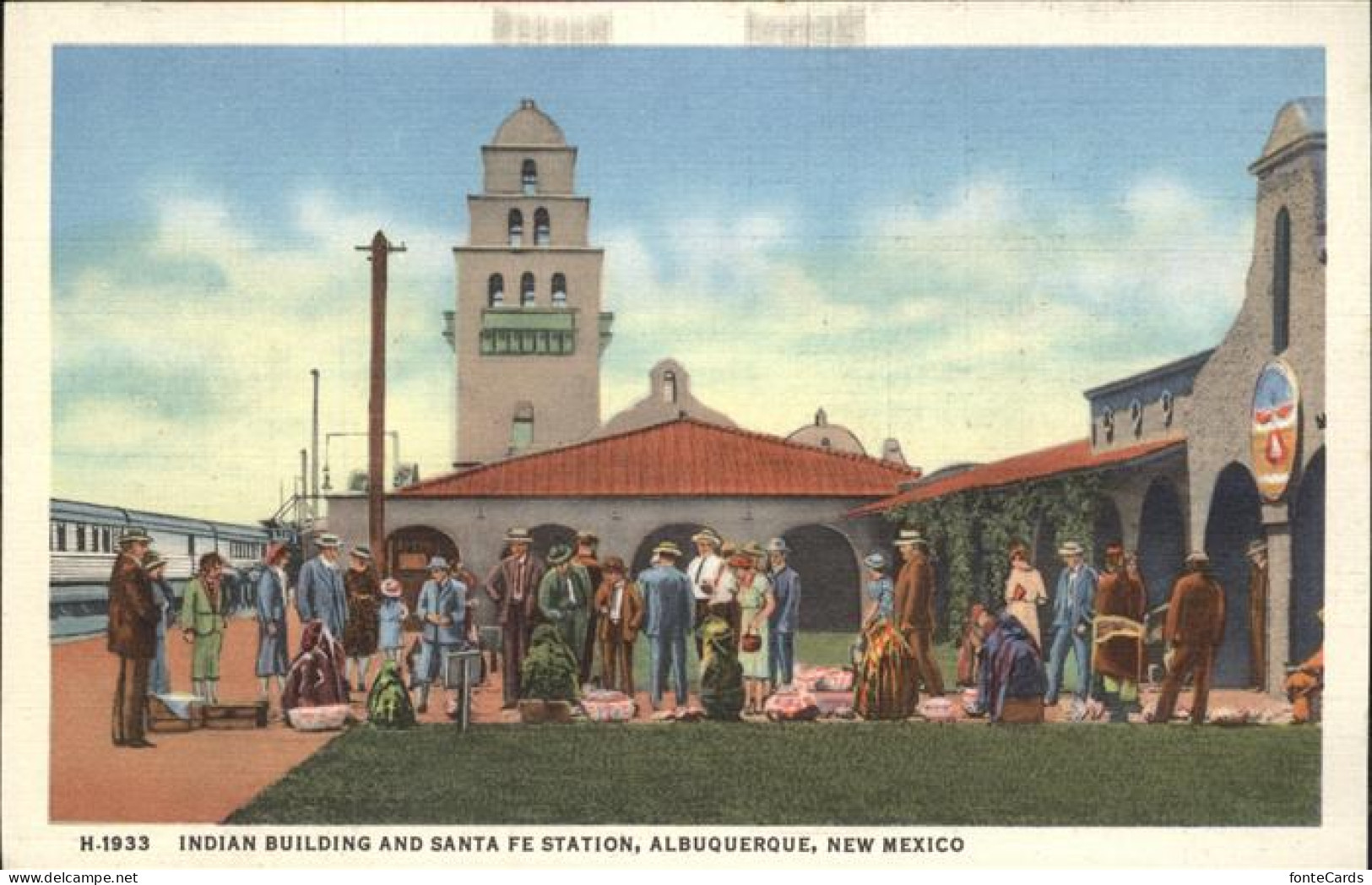 11111661 Albuquerque Indian Building Santa Fe Station  - Sonstige & Ohne Zuordnung