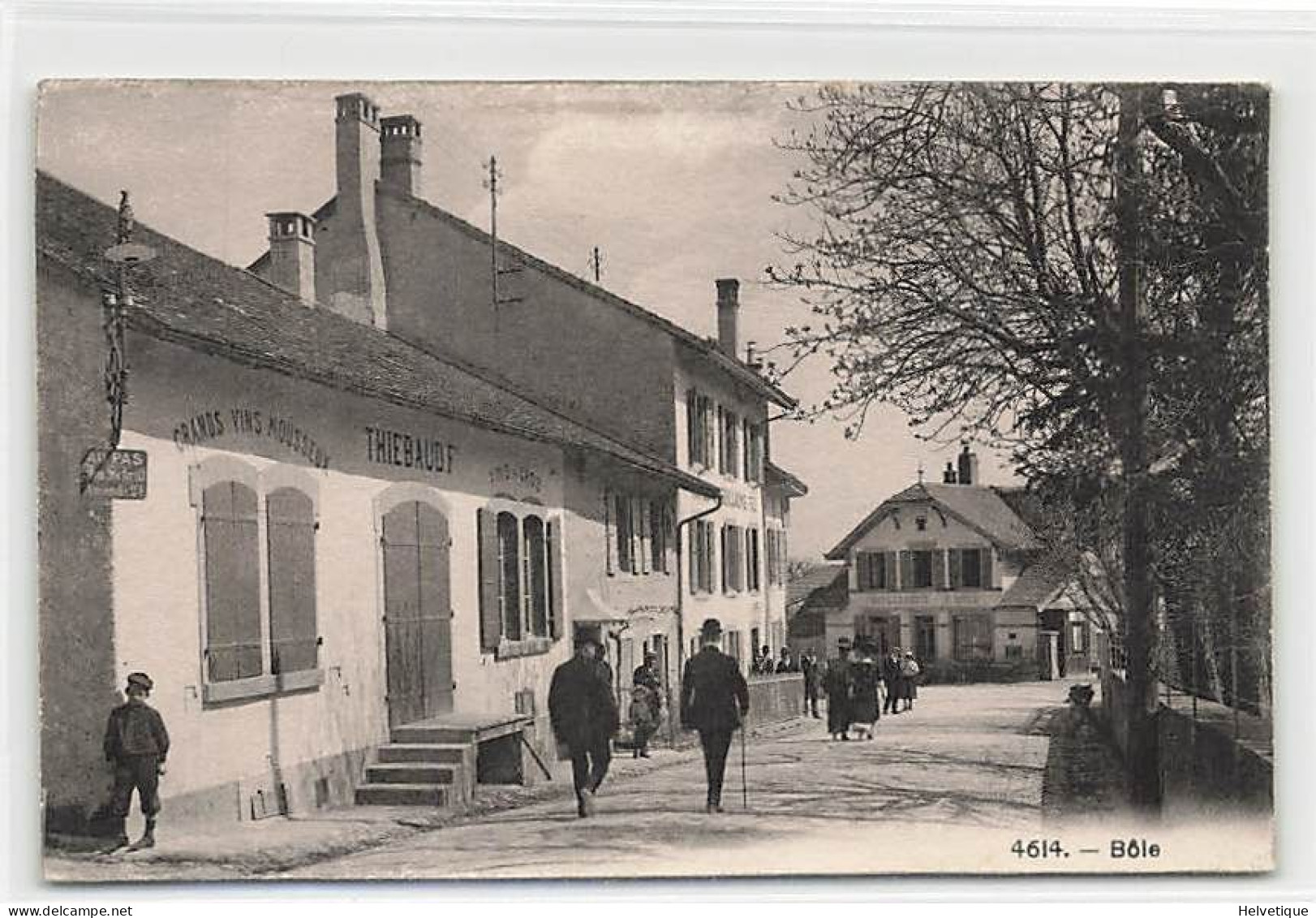 Bôle Grand Vins Mousseux Thiebaud Animée 1911 - Bôle