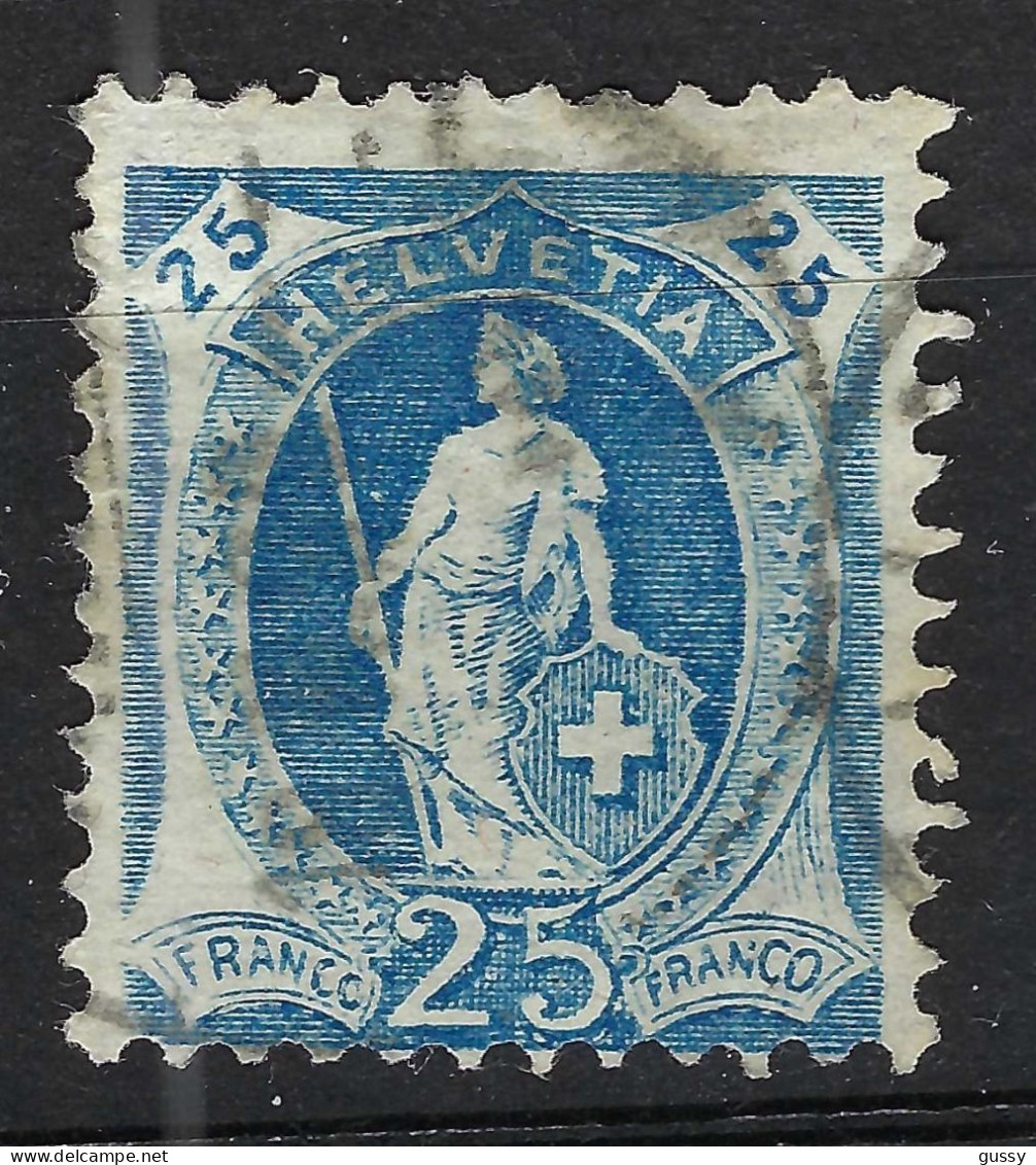 SUISSE 1906: Le ZNr. 93A, "Helvétie Debout" Obl. - Used Stamps