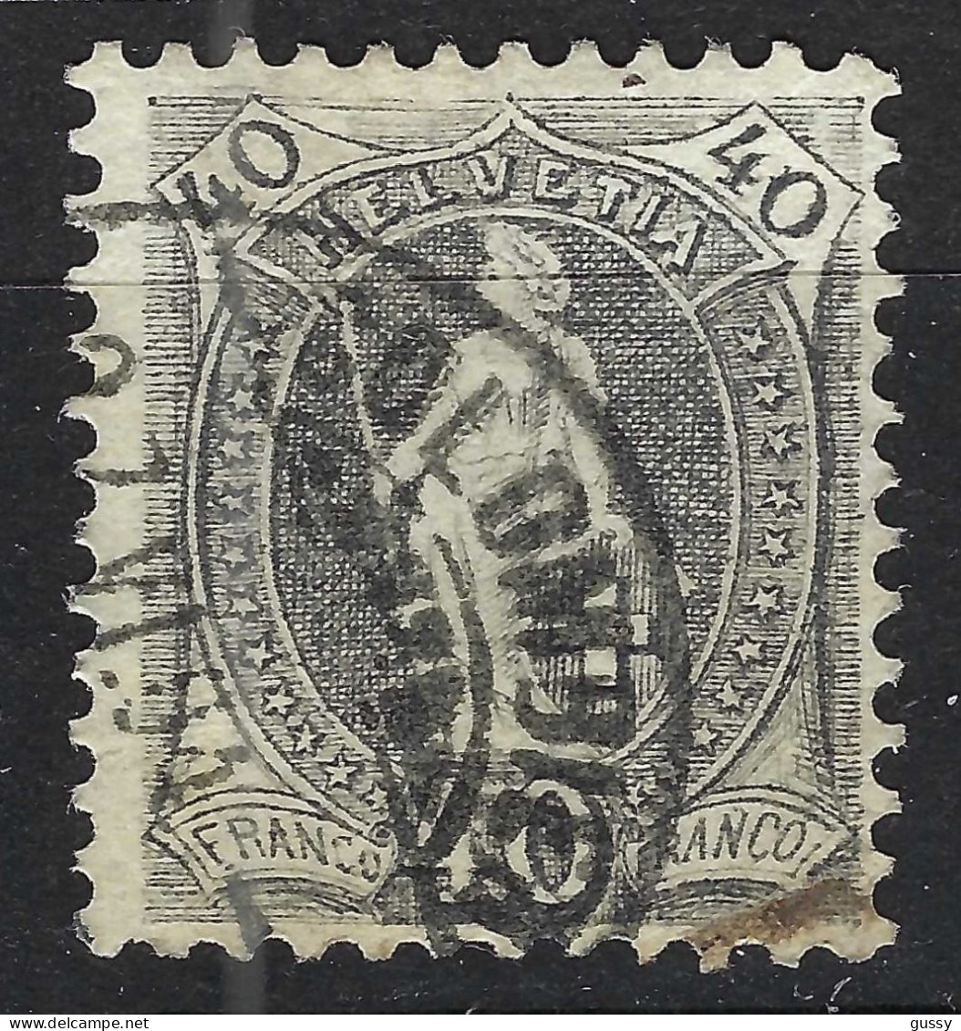 SUISSE 1900-03: Le ZNr. 69E, "Helvétie Debout" Obl. CAD "COLOMBIER" - Used Stamps