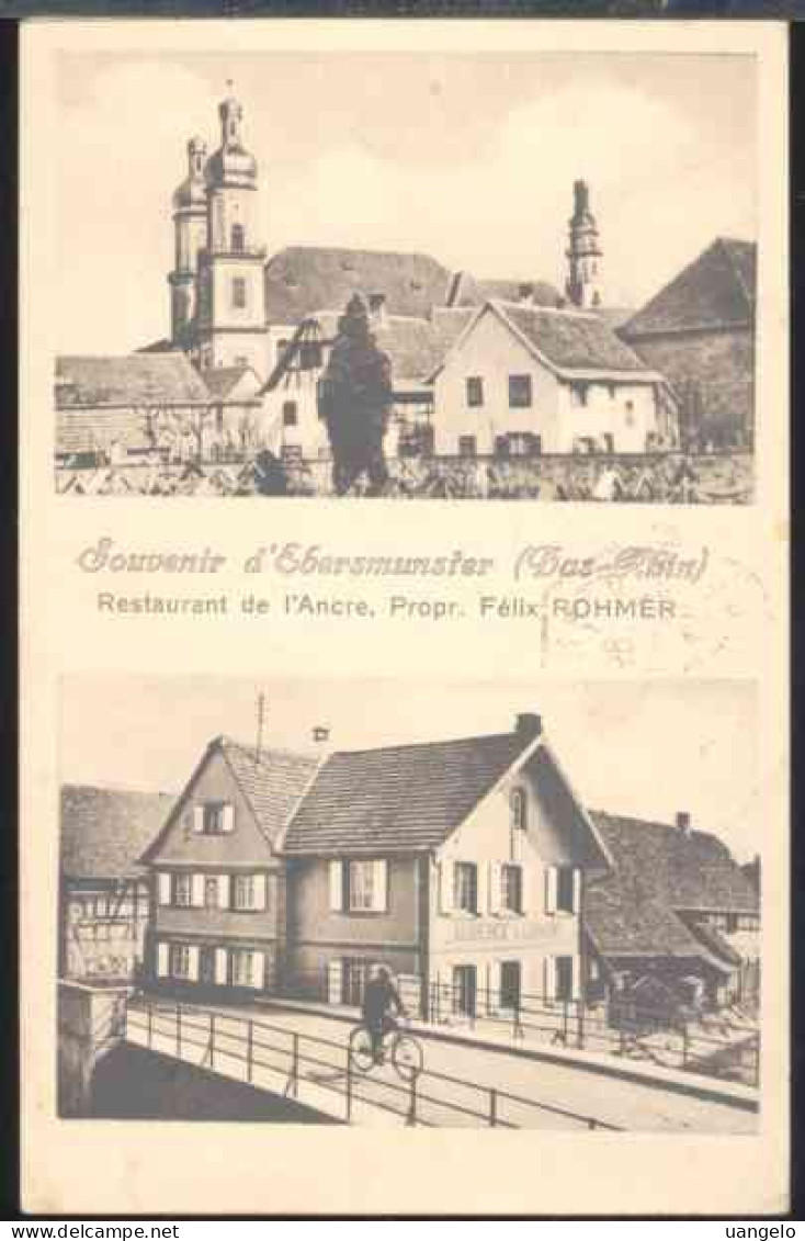 §119 SOUVENIR D'EBERSMUNSTER - RESTAURANT DELL'ANCRE PROP. FELIX ROHMER - Ebersmunster