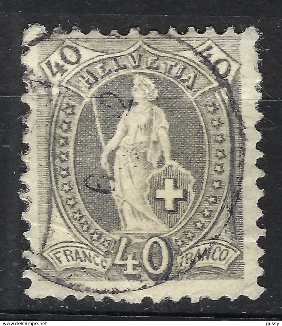 SUISSE 1900-03: Le ZNr. 69E, "Helvétie Debout" Obl. CAD - Used Stamps
