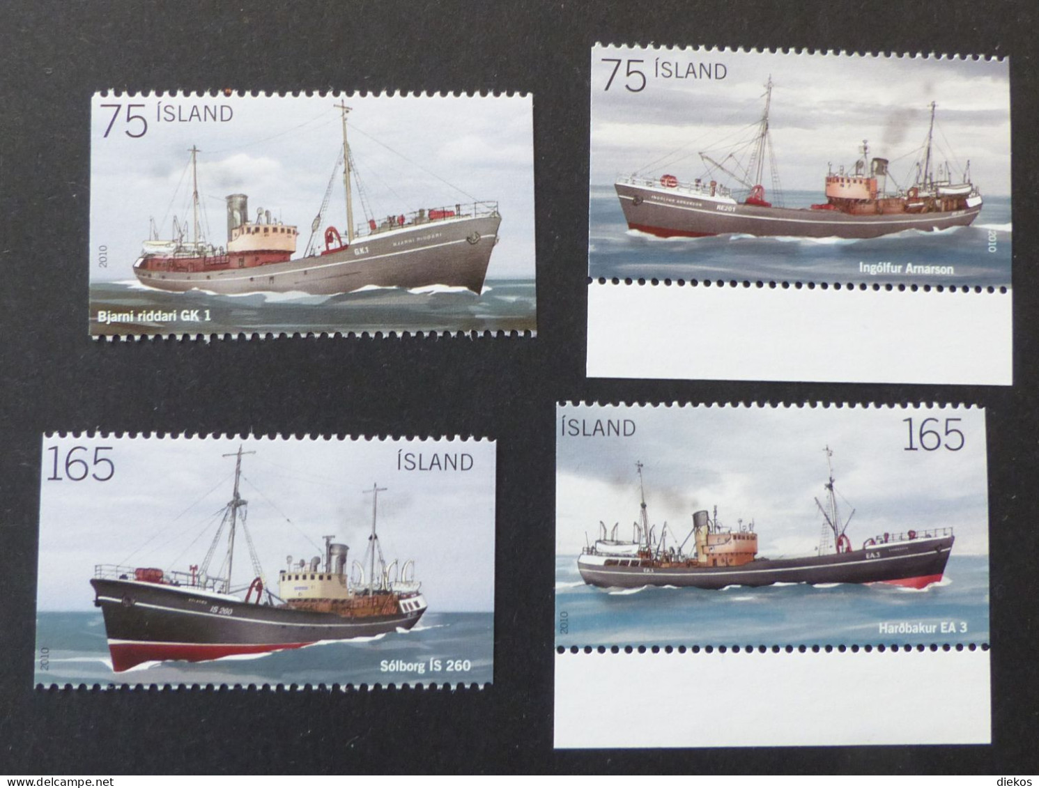 Island 2010 Ship Schiffe Michel: 1269 -72  Postfrisch ** MNH  #6298 - Ungebraucht