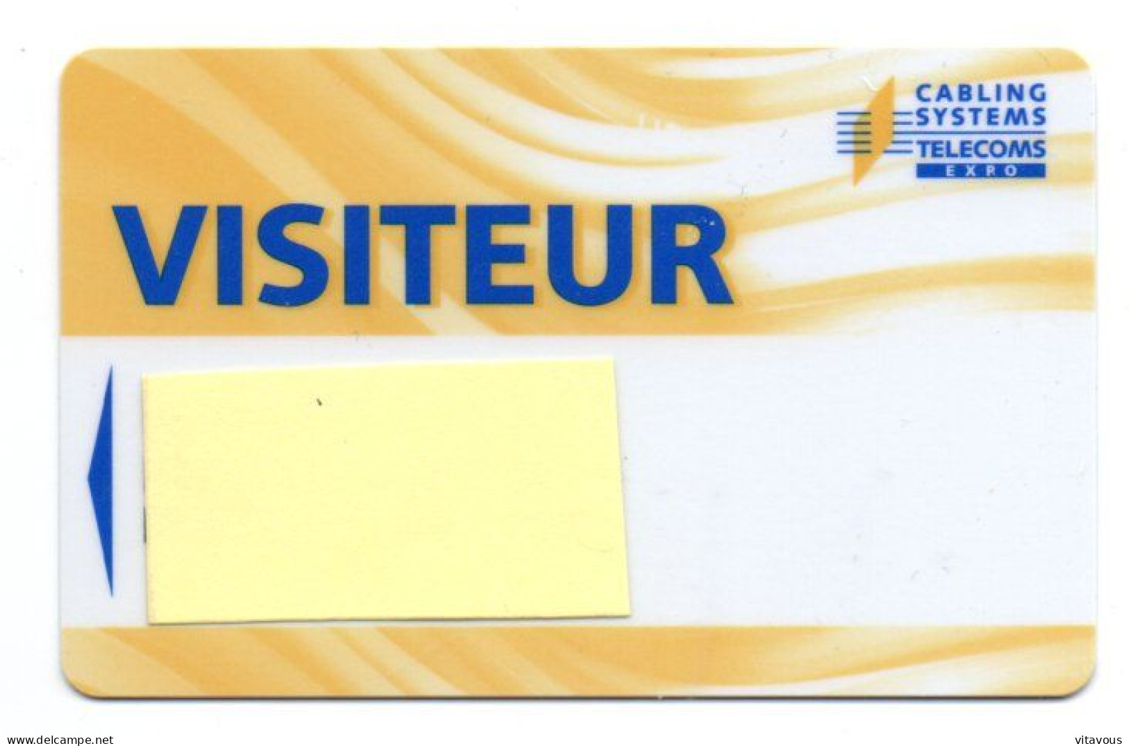 Carte Salon Badge CARKING SYSTEMES  Card FRANCE Karte (F 657) - Exhibition Cards