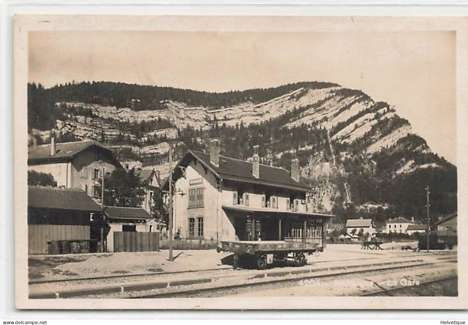 Noiraigue La Gare Bahnhof 1928 - Noiraigue 