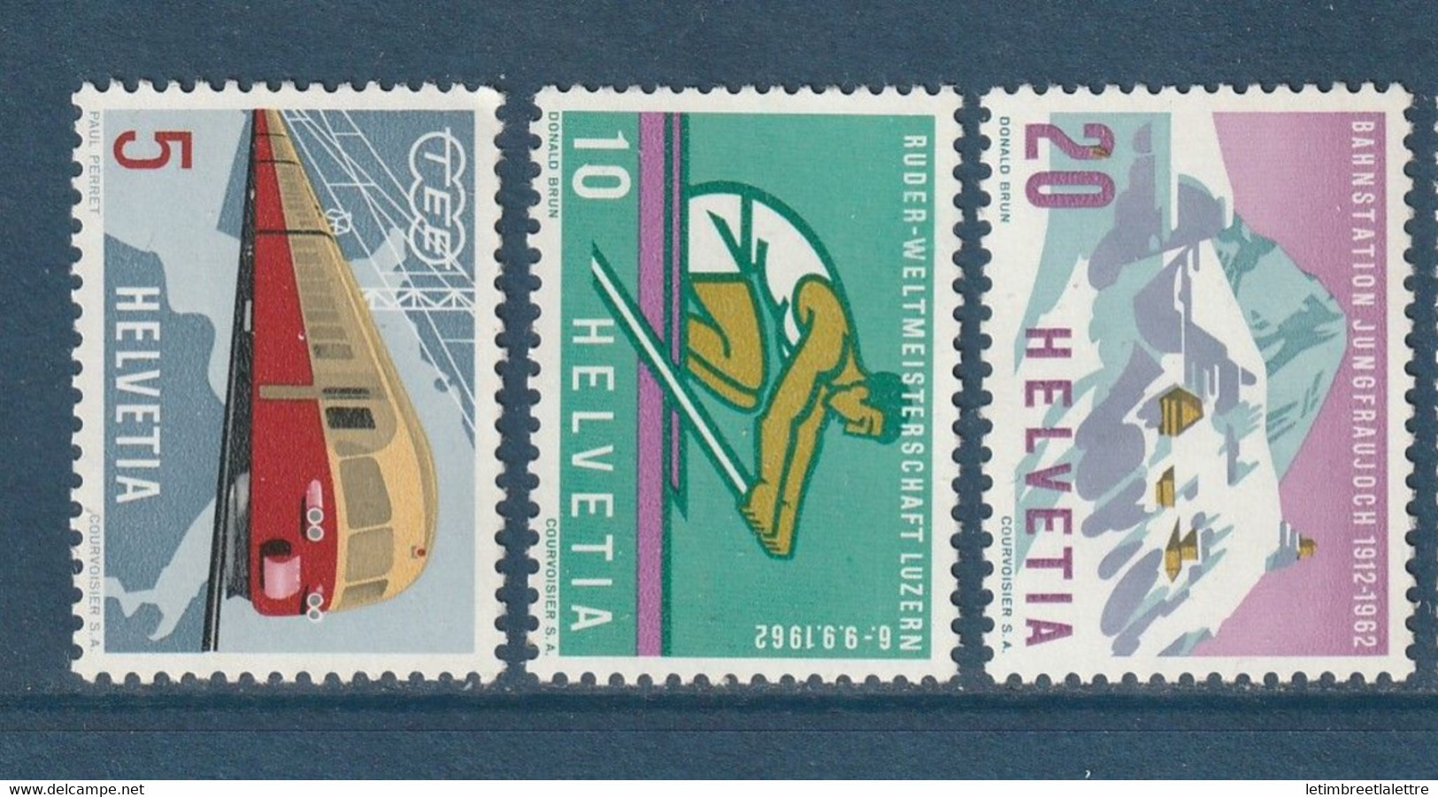 Suisse - YT N° 689 à 691 ** - Neuf Sans Charnière - 1962 - Nuovi