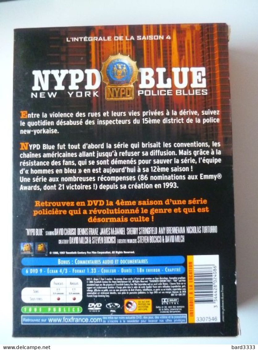 DVD Coffret NYPD BLUE Saison Quatre Integrale - TV-Serien