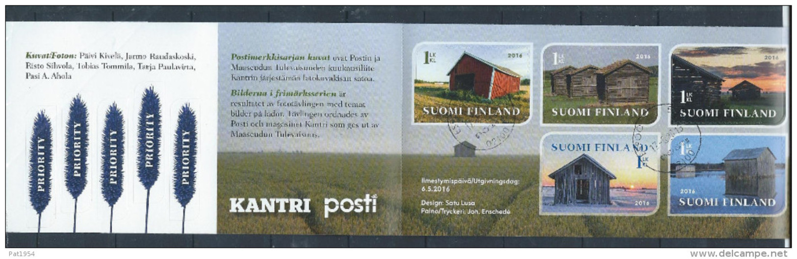 Finlande 2016 Carnet C2412 Oblitéré Granges - Booklets