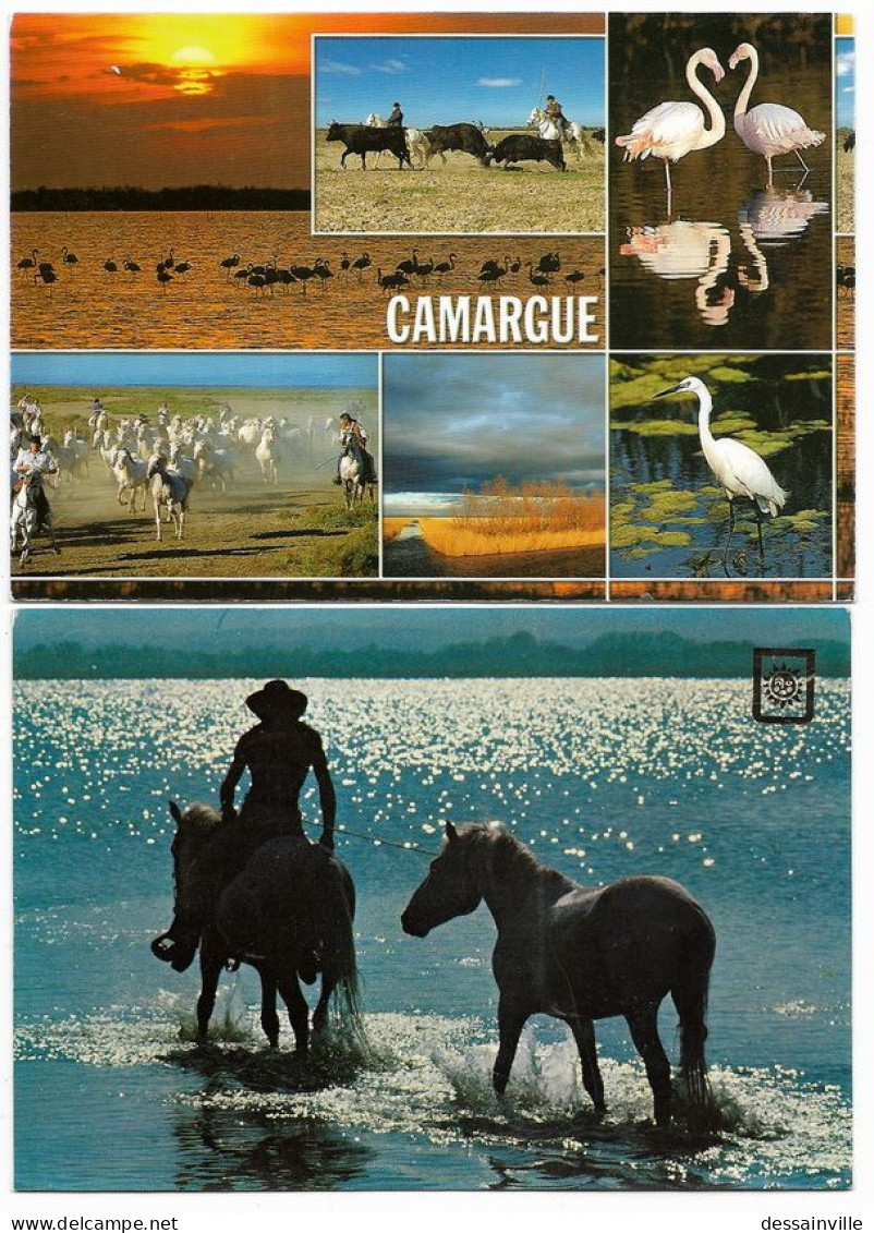 LA CAMARGUE - 2 Cartes - Languedoc-Roussillon