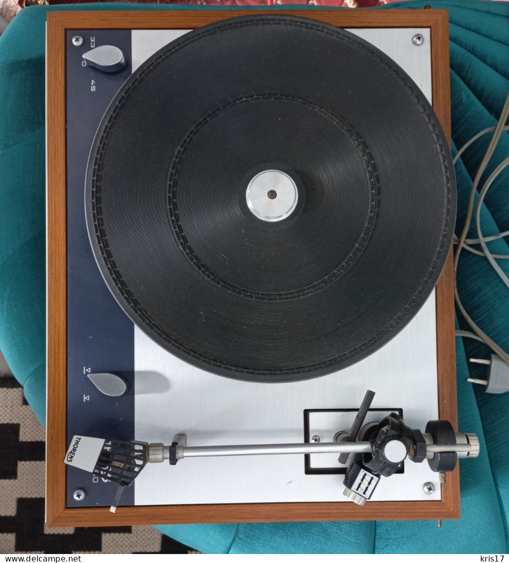 (MU)(CZ) Platine Tourne Disque THORENS TD160  (Musique, HIFI) - Objets Dérivés