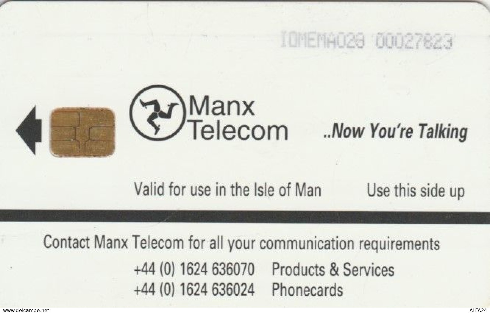 PHONE CARD MAN (E59.24.1 - Man (Eiland)