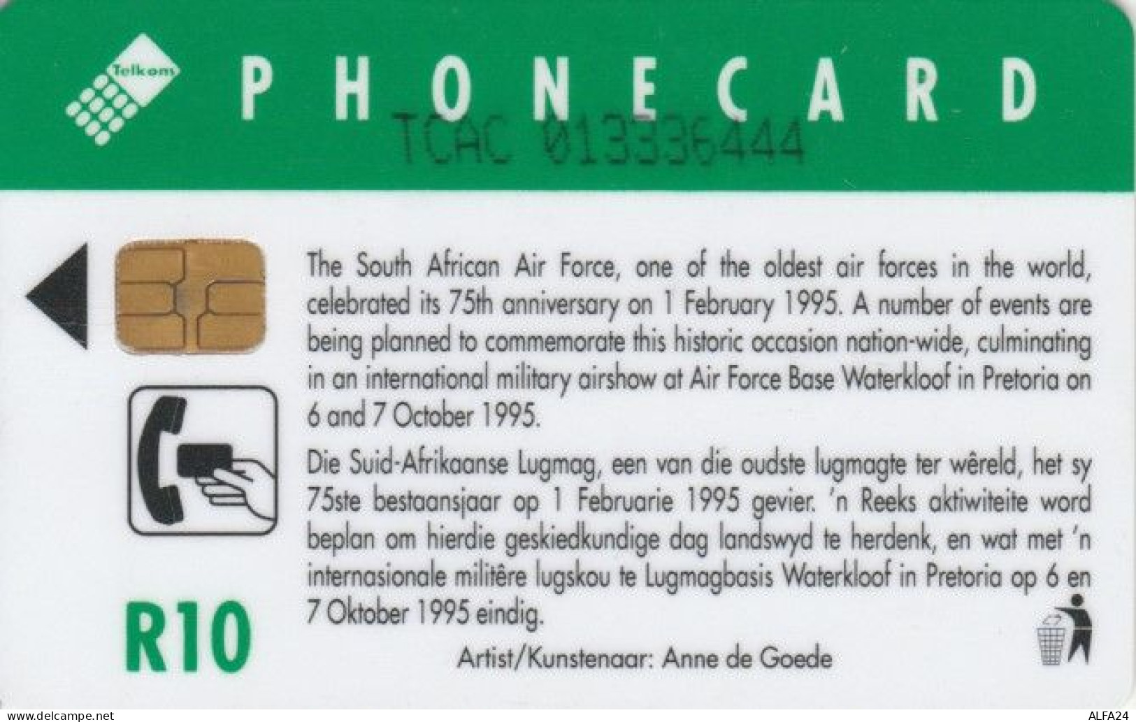 PHONE CARD SUDAFRICA (E59.18.1 - Afrique Du Sud
