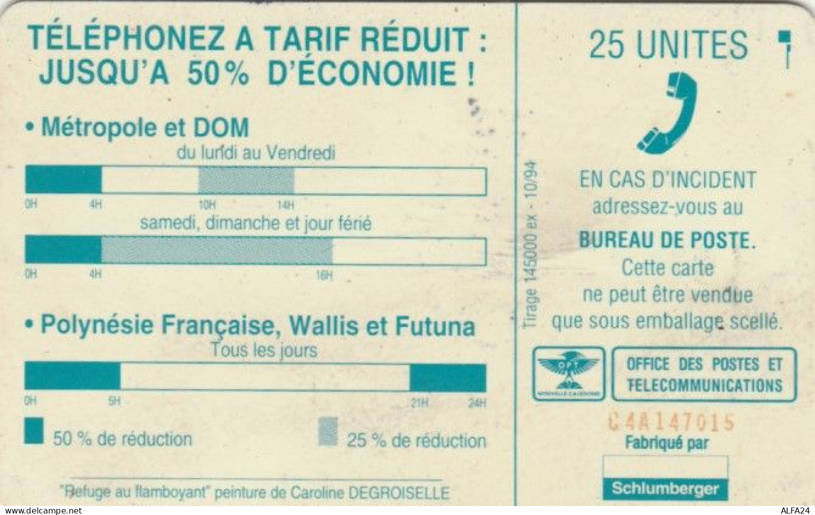 PHONE CARD NUOVA CALEDONIA (E59.17.4 - Nouvelle-Calédonie