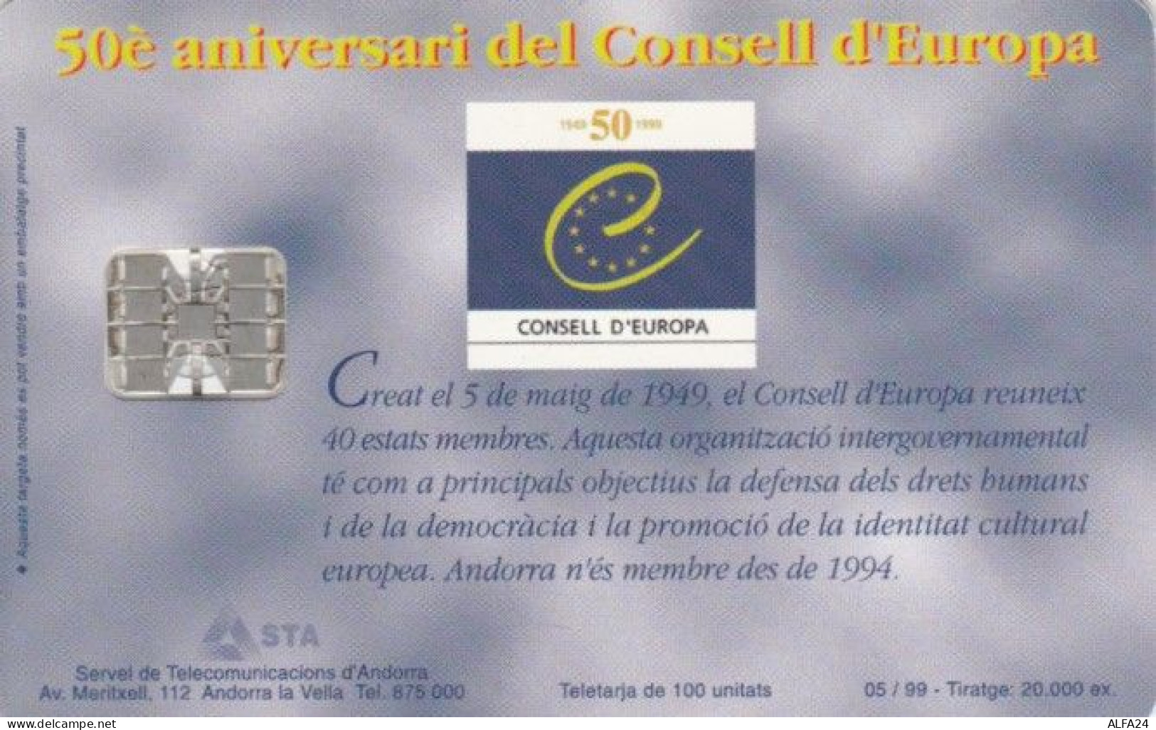 PHONE CARD ANDORRA (E59.17.2 - Andorre