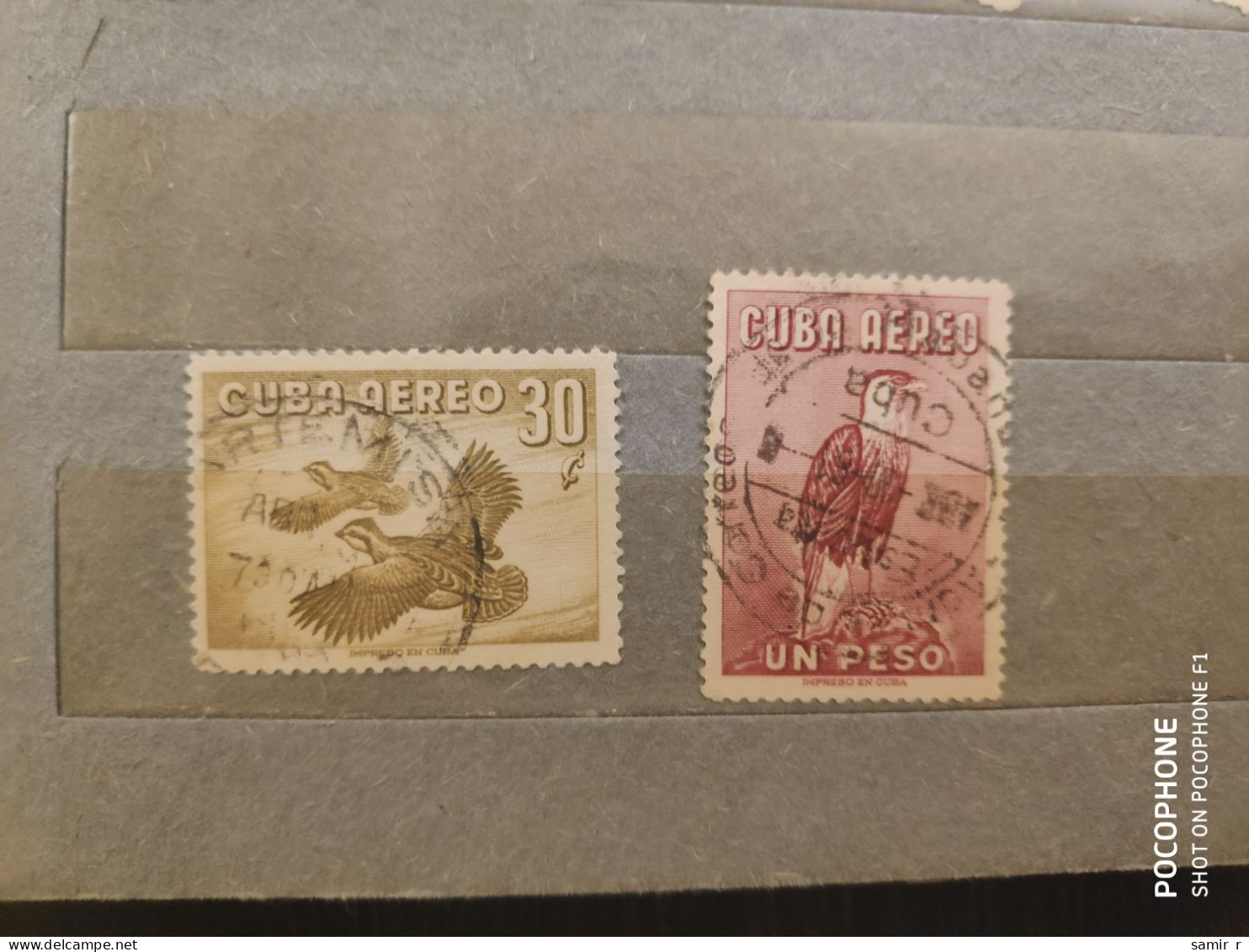 1956	Cuba	Birds (F76) - Used Stamps