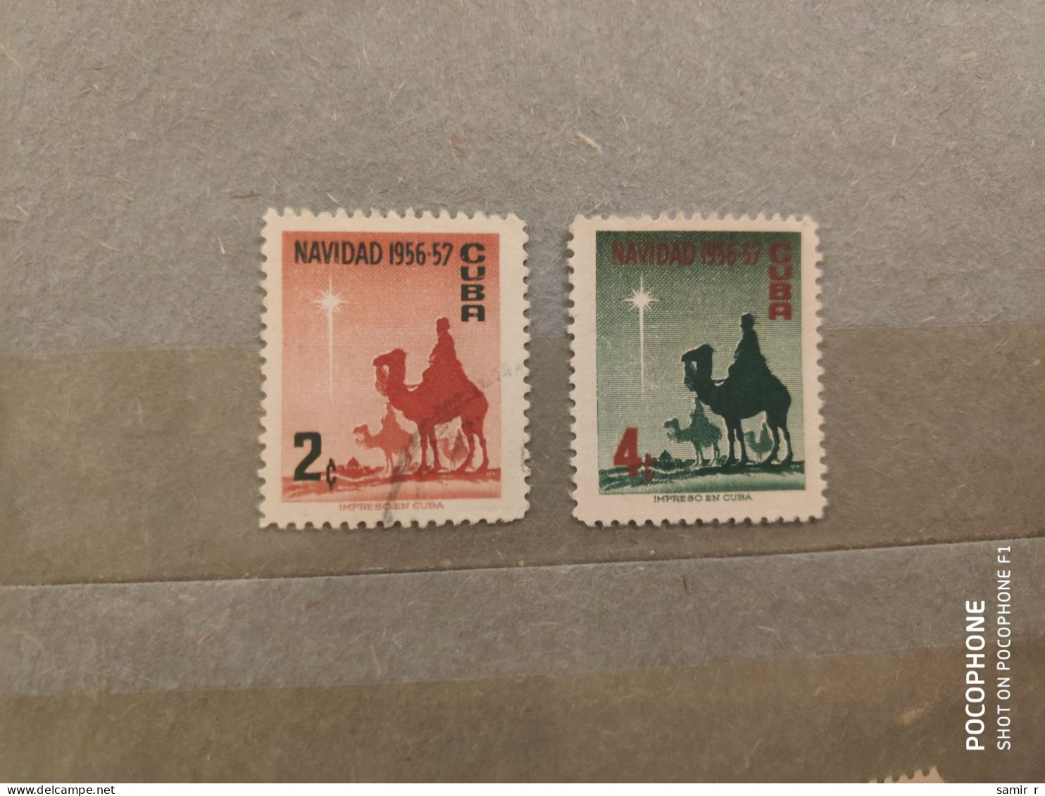 1956	Cuba	Animals Camel (F76) - Unused Stamps