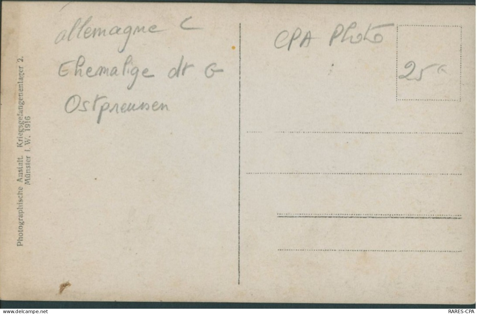 Camp De KRIEGSGEFANGENENLAGER - 1916 - 2 Cpa : Dortoir Et Cuisine - War 1914-18