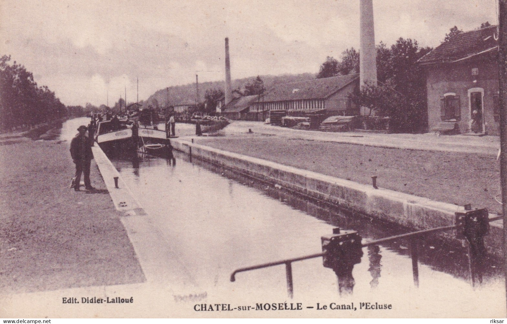 CHATEL SUR MOSELLE(BATEAU DE PENICHE) - Chatel Sur Moselle