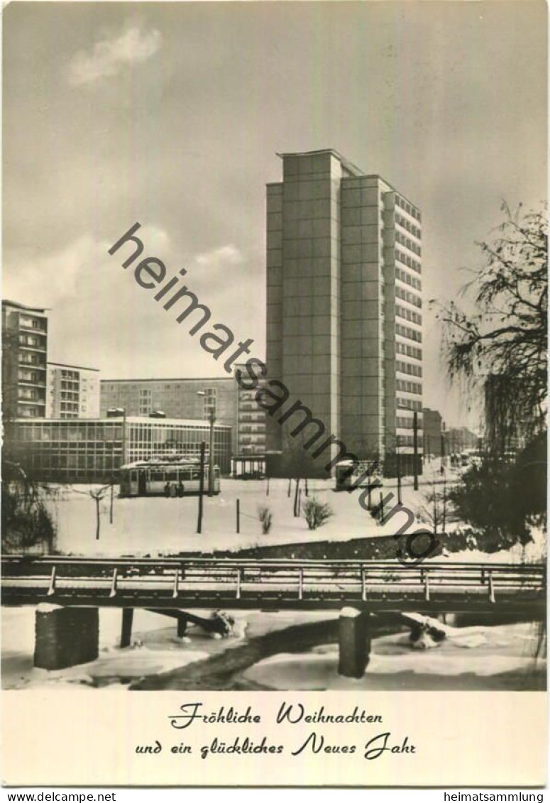 Karl-Marx-Stadt - Blick Zum Rosenhof - Strassenbahn - Foto-AK Grossformat - Verlag Erhard Neubert KG Karl-Marx-Stadt - Chemnitz (Karl-Marx-Stadt 1953-1990)