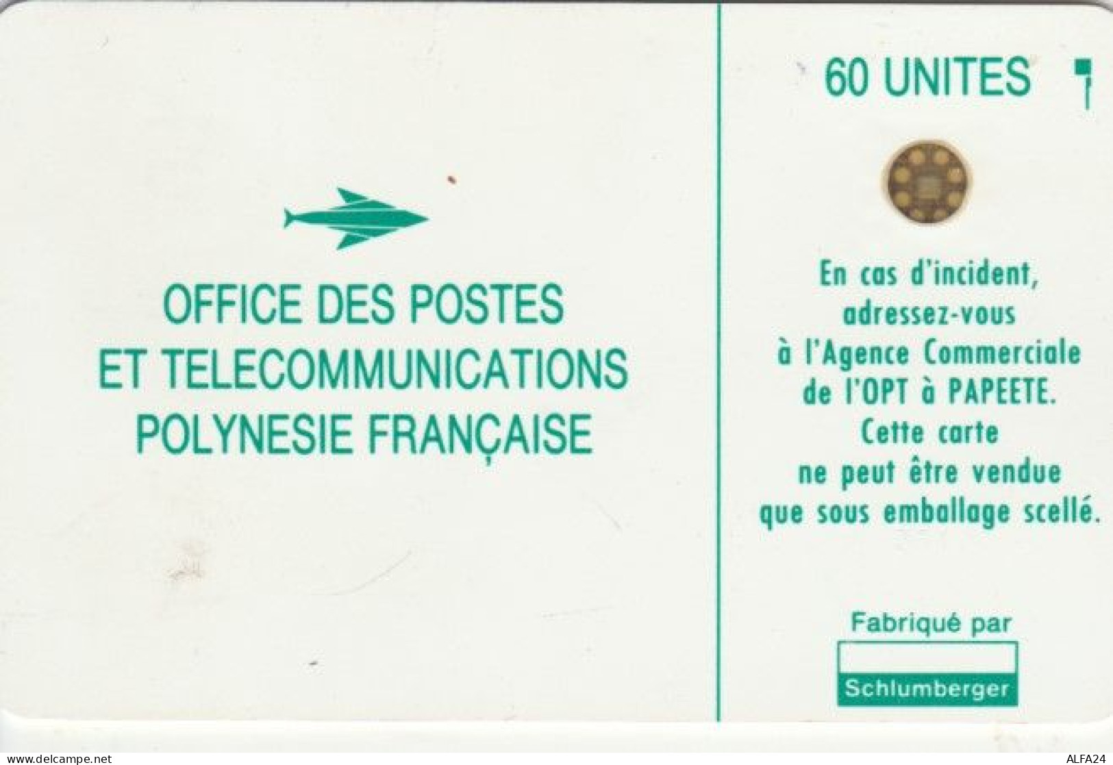 PHONE CARD POLINESIA FRANCESE (E60.22.5 - Polynésie Française