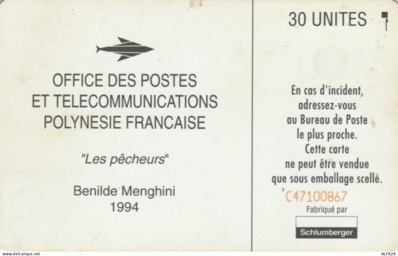 PHONE CARD POLINESIA FRANCESE (E60.17.5 - Polynésie Française