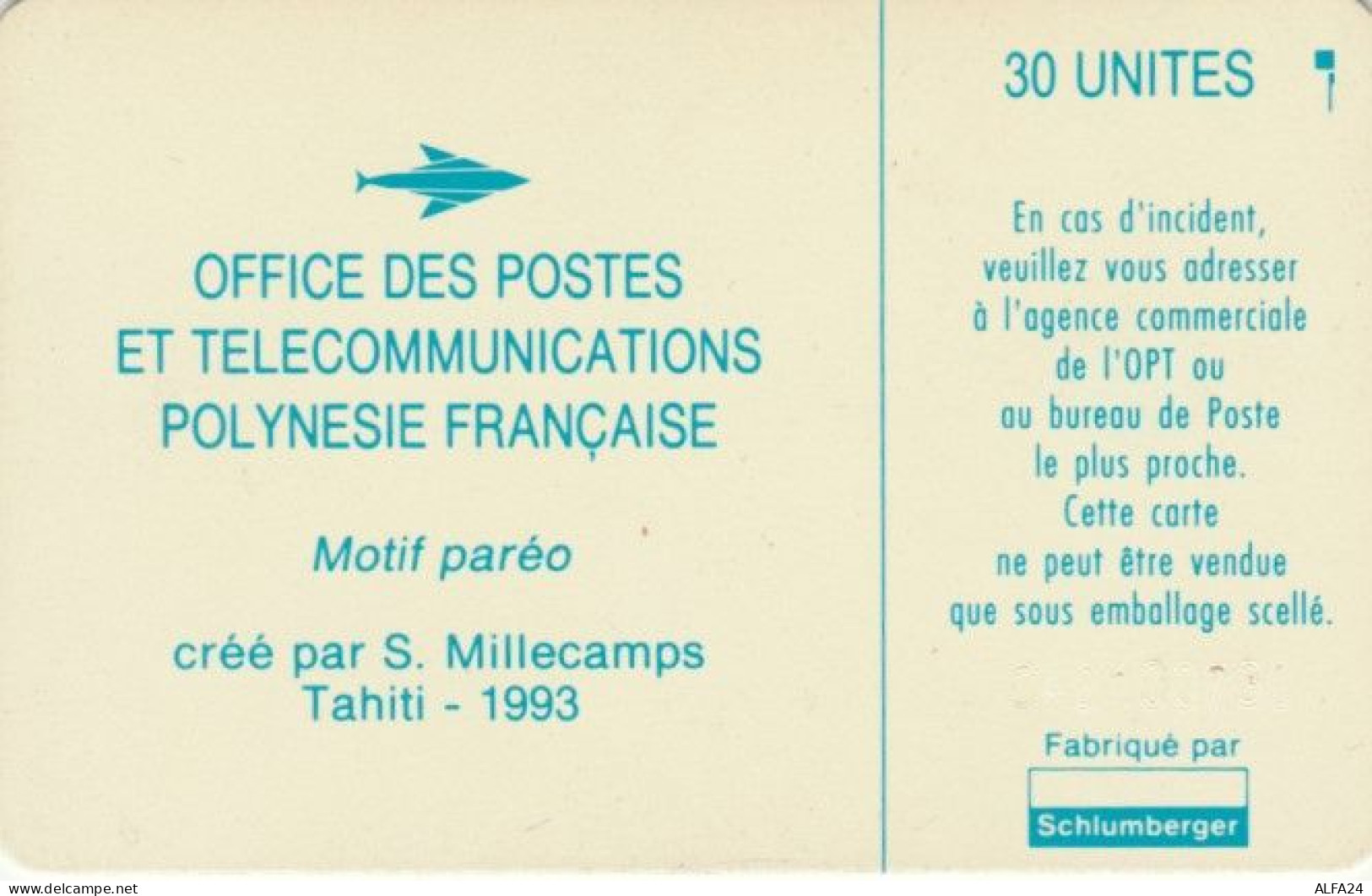 PHONE CARD POLINESIA FRANCESE (E60.17.8 - French Polynesia