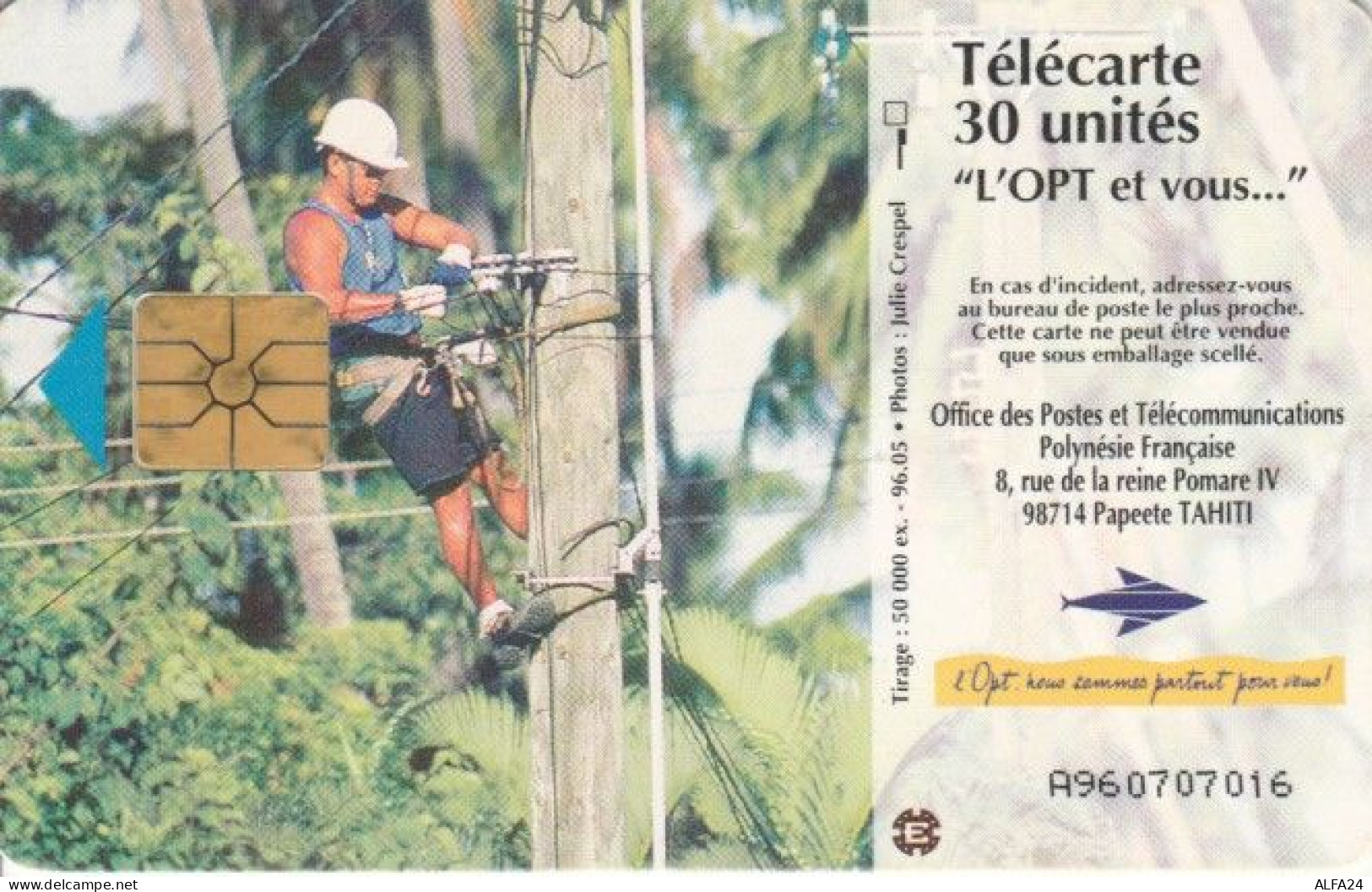 PHONE CARD POLINESIA FRANCESE (E60.17.3 - Polynésie Française