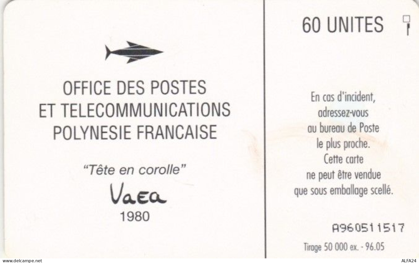 PHONE CARD POLINESIA FRANCESE (E60.18.2 - Polynésie Française