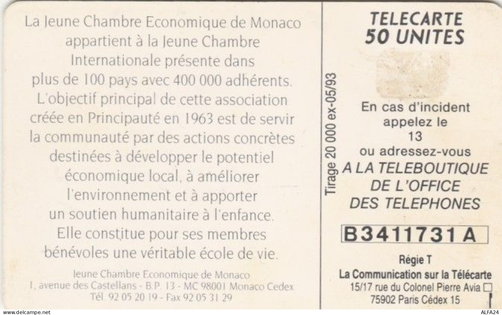 PHONE CARD MONACO (E60.6.4 - Mongolie