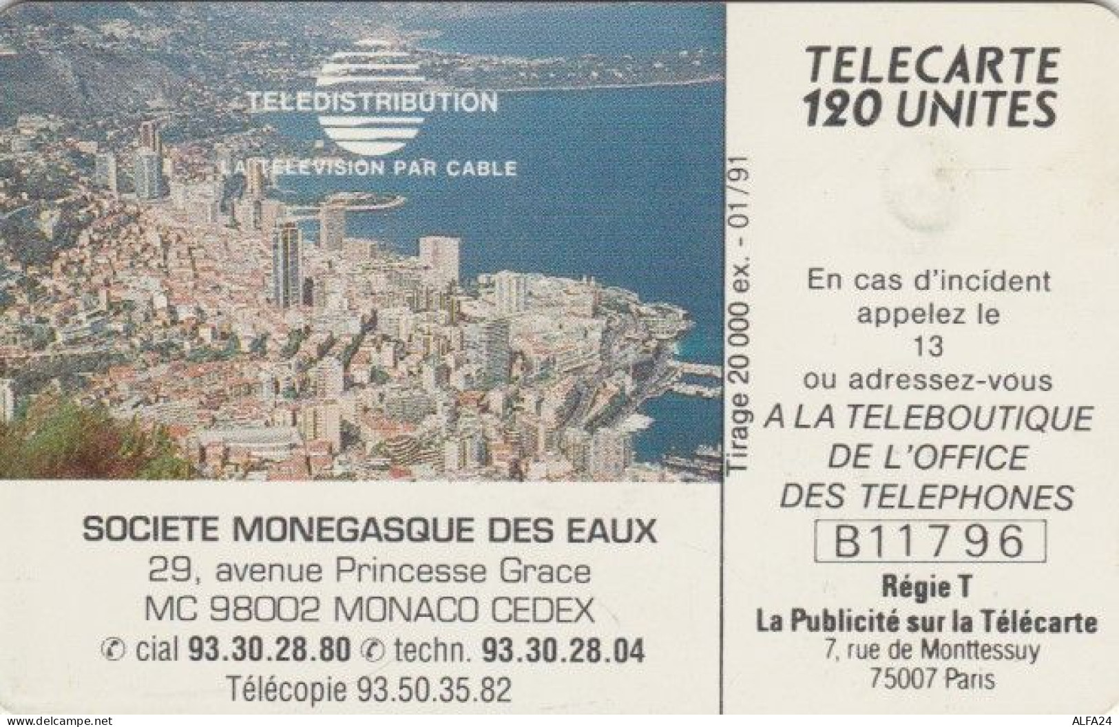 PHONE CARD MONACO (E60.6.5 - Mongolei