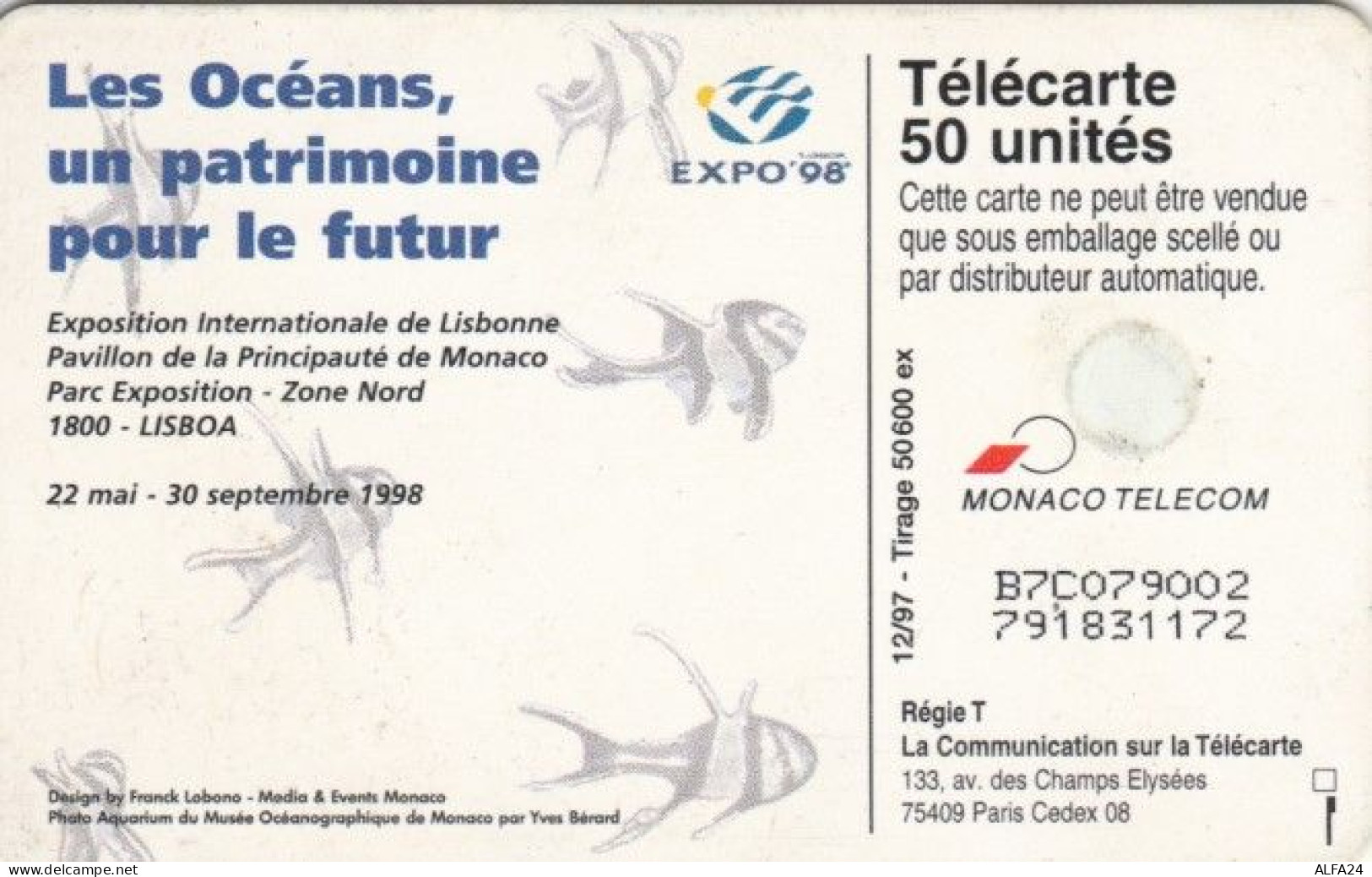 PHONE CARD MONACO (E60.5.7 - Mongolia