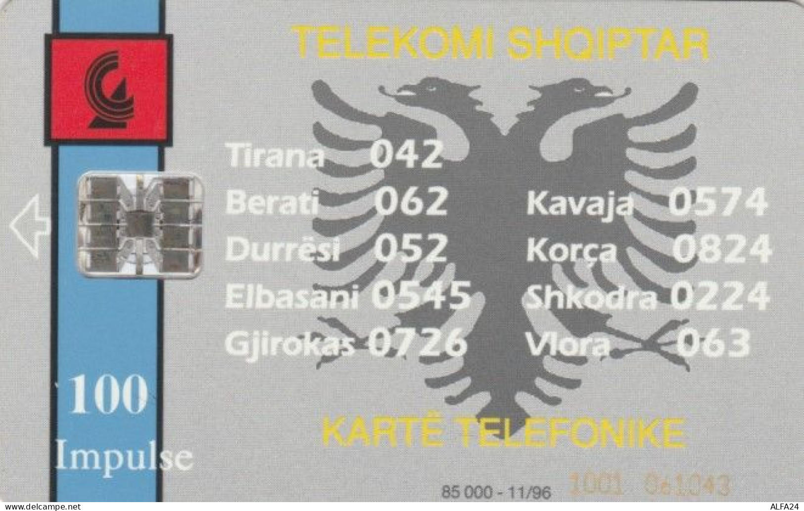 PHONE CARD ALBANIA (E60.5.2 - Albanien