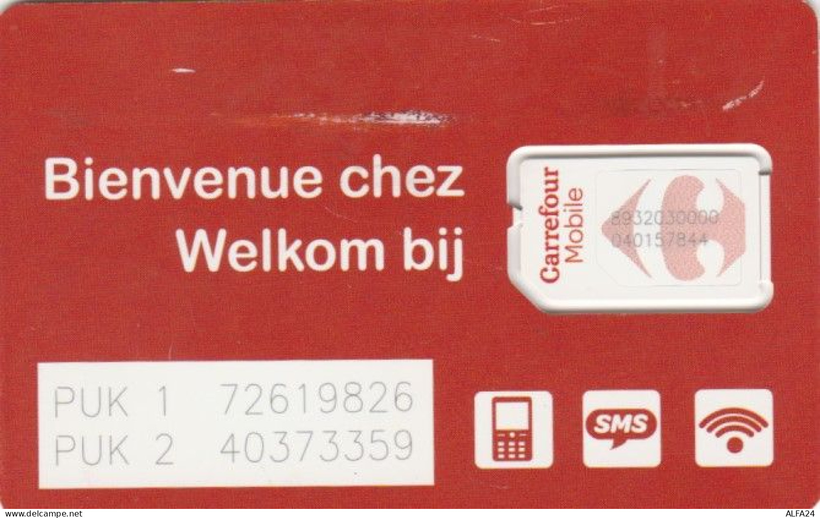 GSM WITH CHIP BELGIO (E60.21.2 - [2] Prepaid & Refill Cards