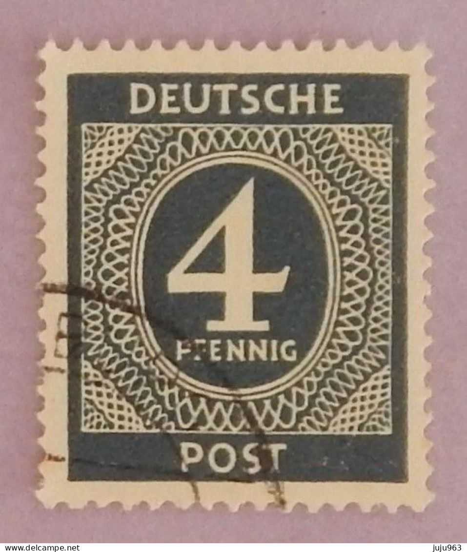 ALLEMAGNE OCCUPATION INTERALLIEE  YT4 OBLITERE  ANNÉE 1946 - Used