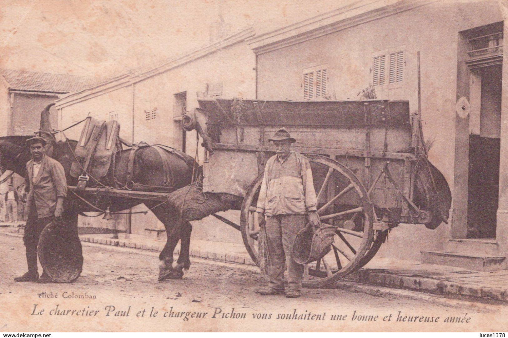 13 / MARSEILLE  / BONNE ANNEE / CHARRETIER PAUL - Petits Métiers