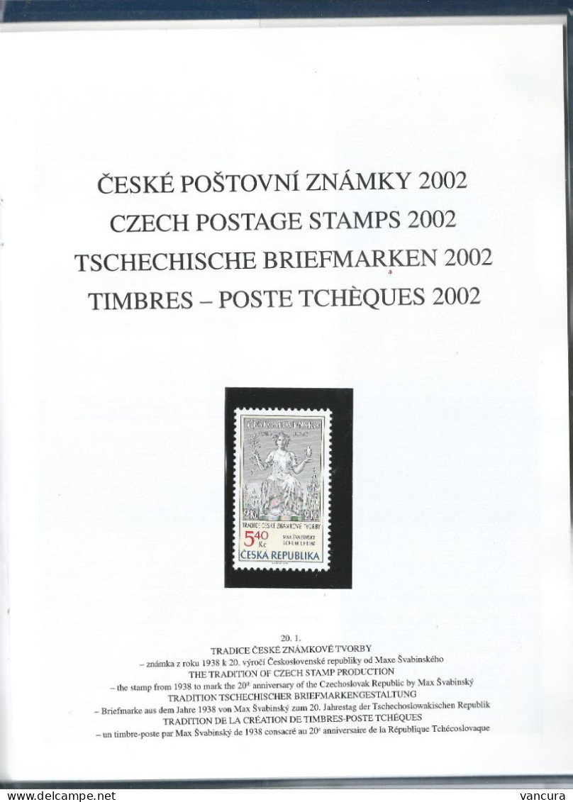 Czech Republic Year Book 2002 (with Blackprint) - Annate Complete