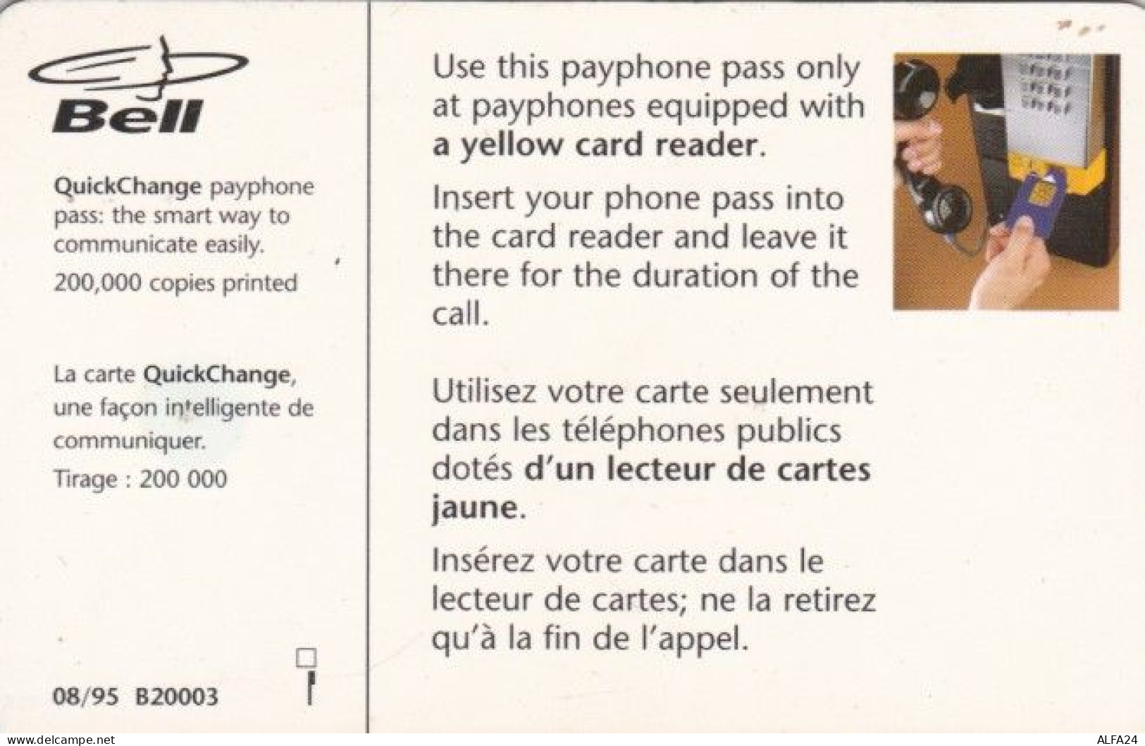 PHONE CARD CANADA (E61.7.1 - Canada