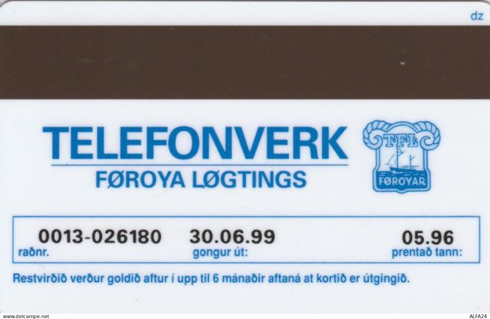 PHONE CARD FAROER (E61.14.1 - Faeroër