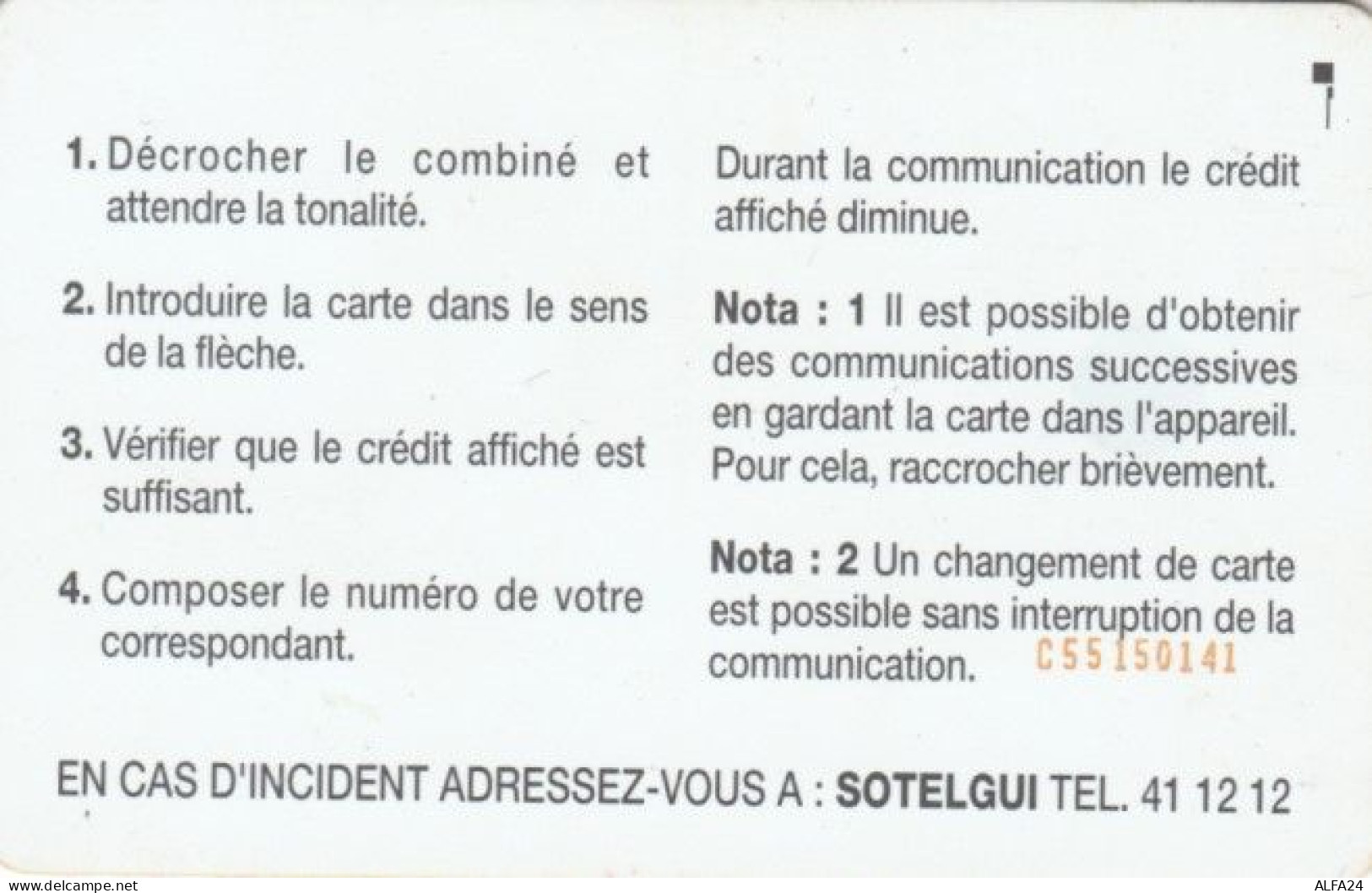 PHONE CARD GUINEA (E61.6.8 - Guinee