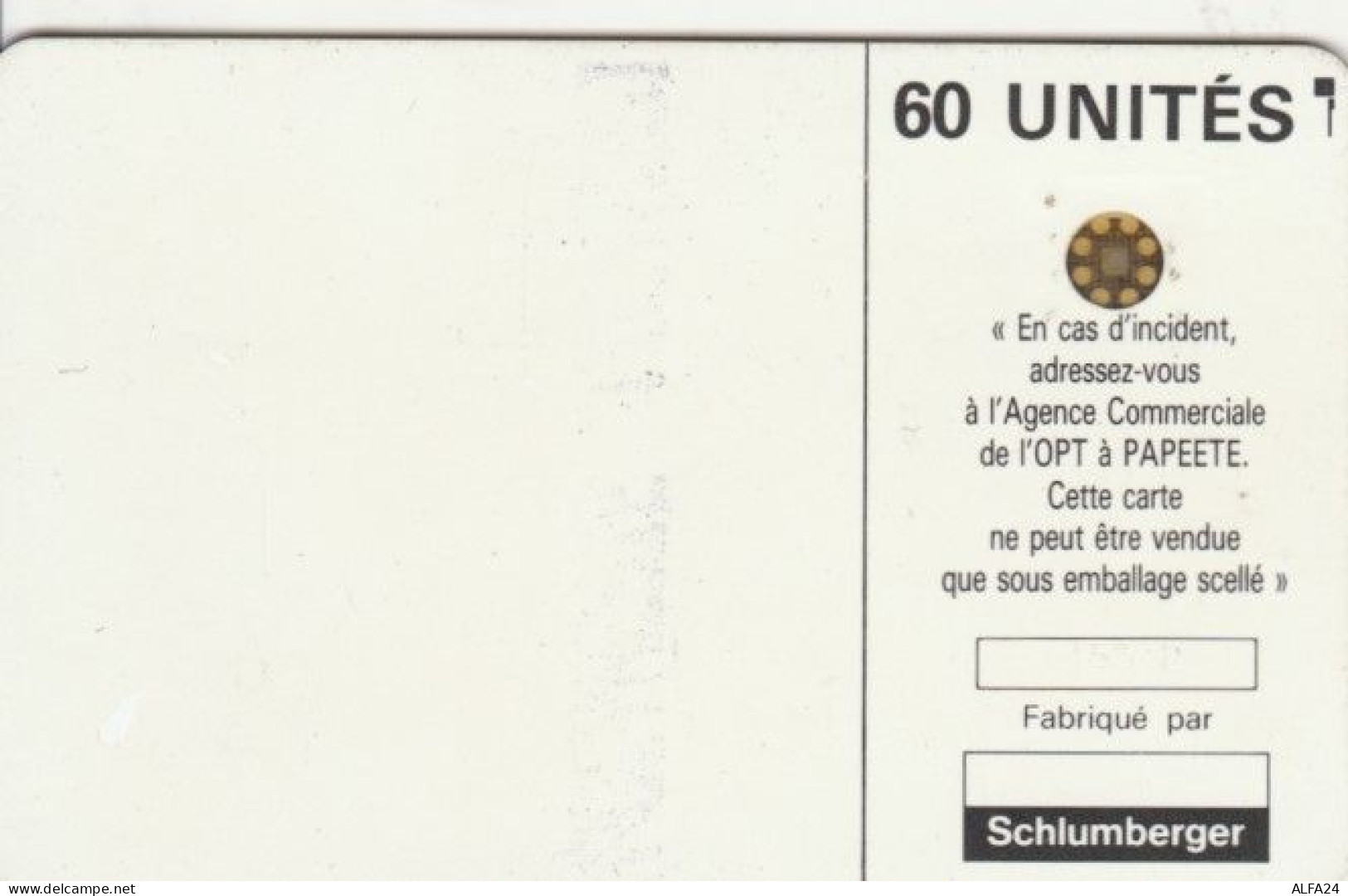 PHONE CARD POLINESIA FRANCESE (E61.4.3 - French Polynesia