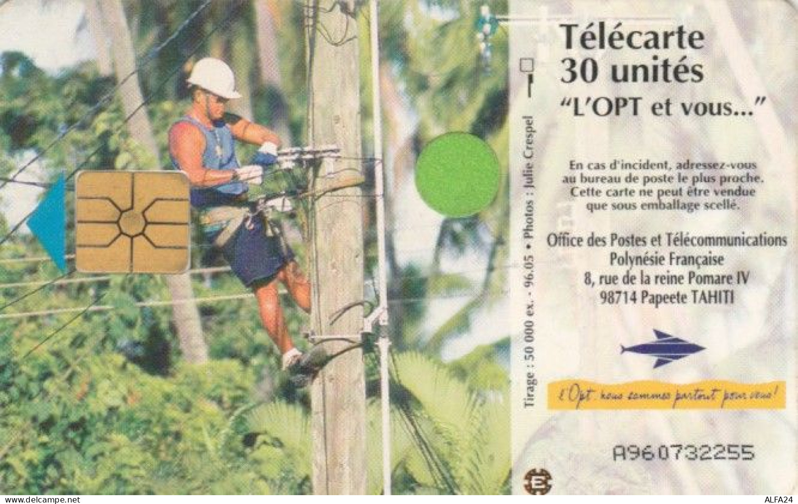 PHONE CARD POLINESIA FRANCESE (E61.7.2 - French Polynesia